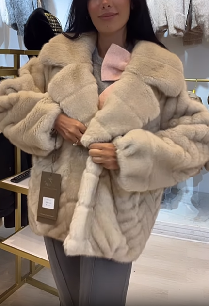 Textured Faux Fur Jacket