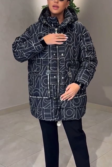Printed Puffy Jacket