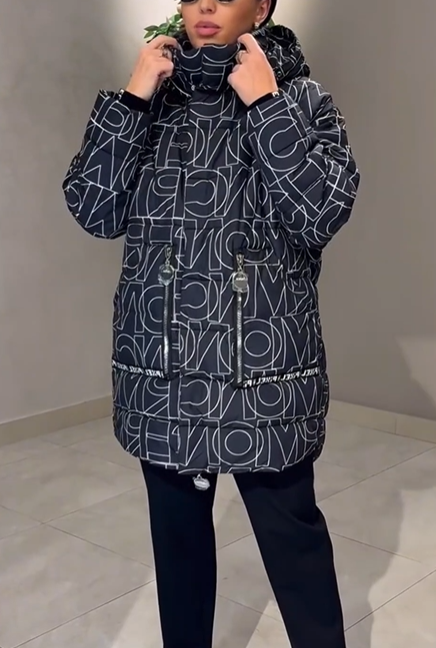 Printed Puffy Jacket