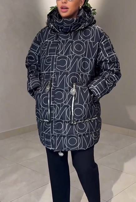 Printed Puffy Jacket