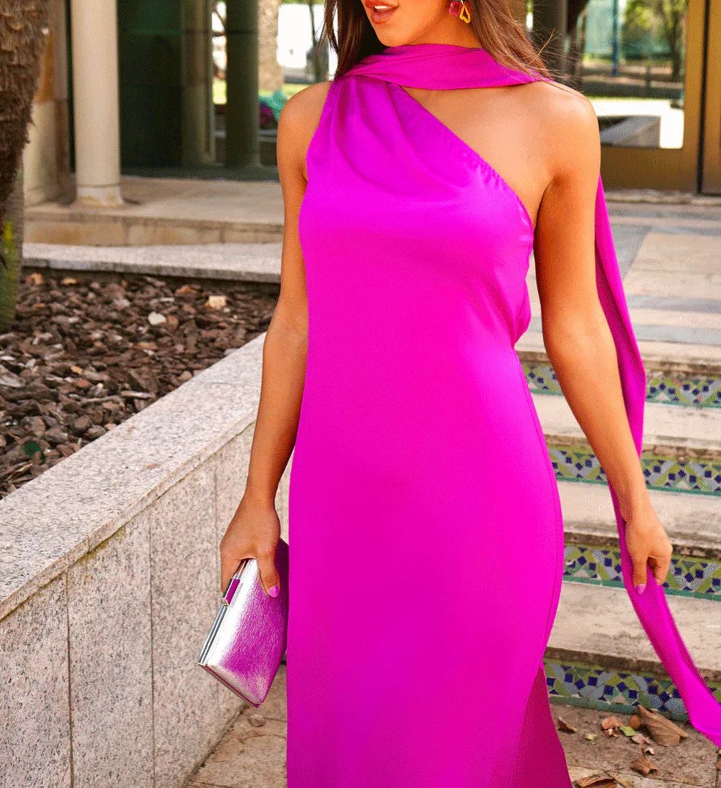 Teresa Dress Fuchsia