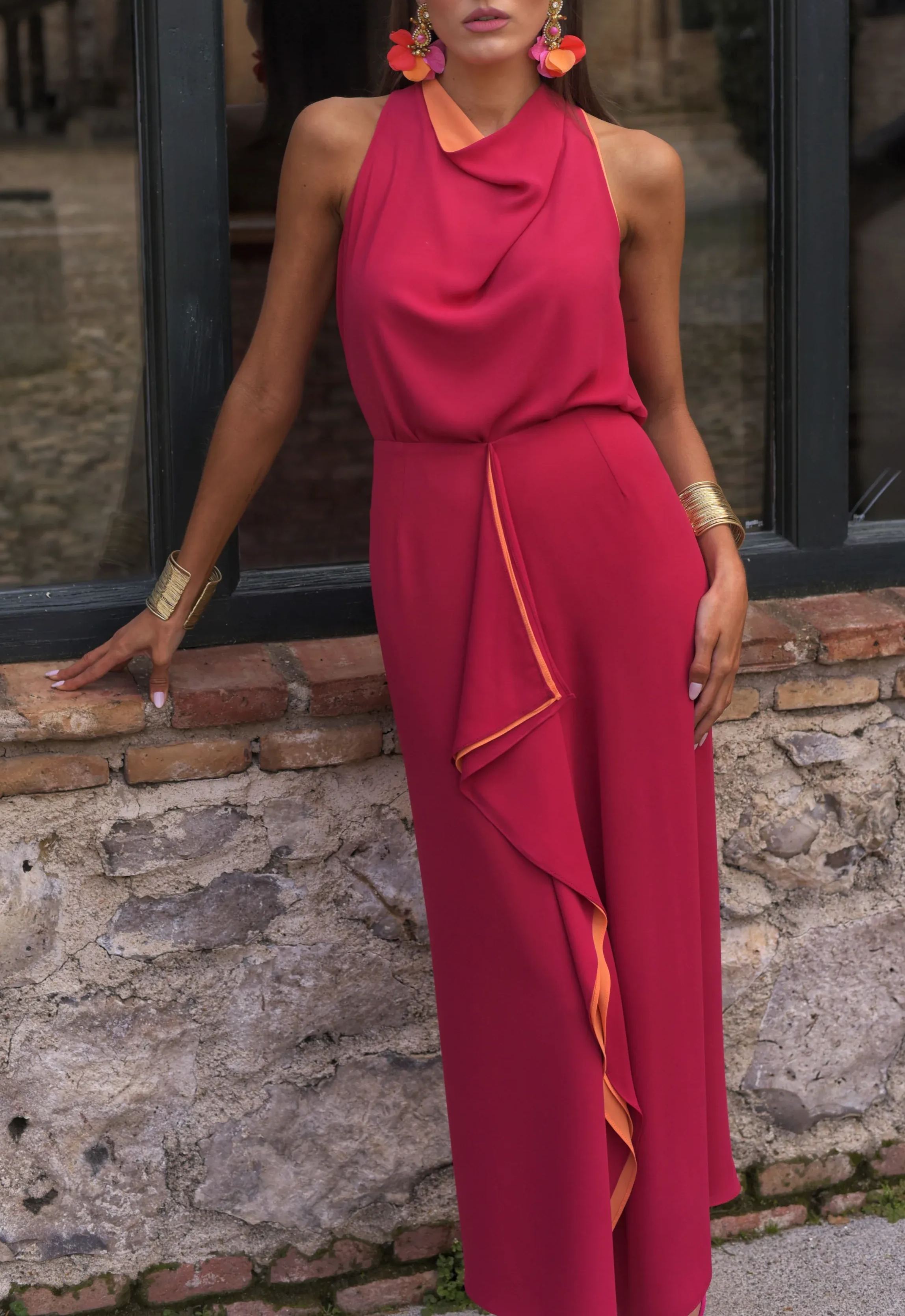 Ethereal Marbling Sleeveless Dress