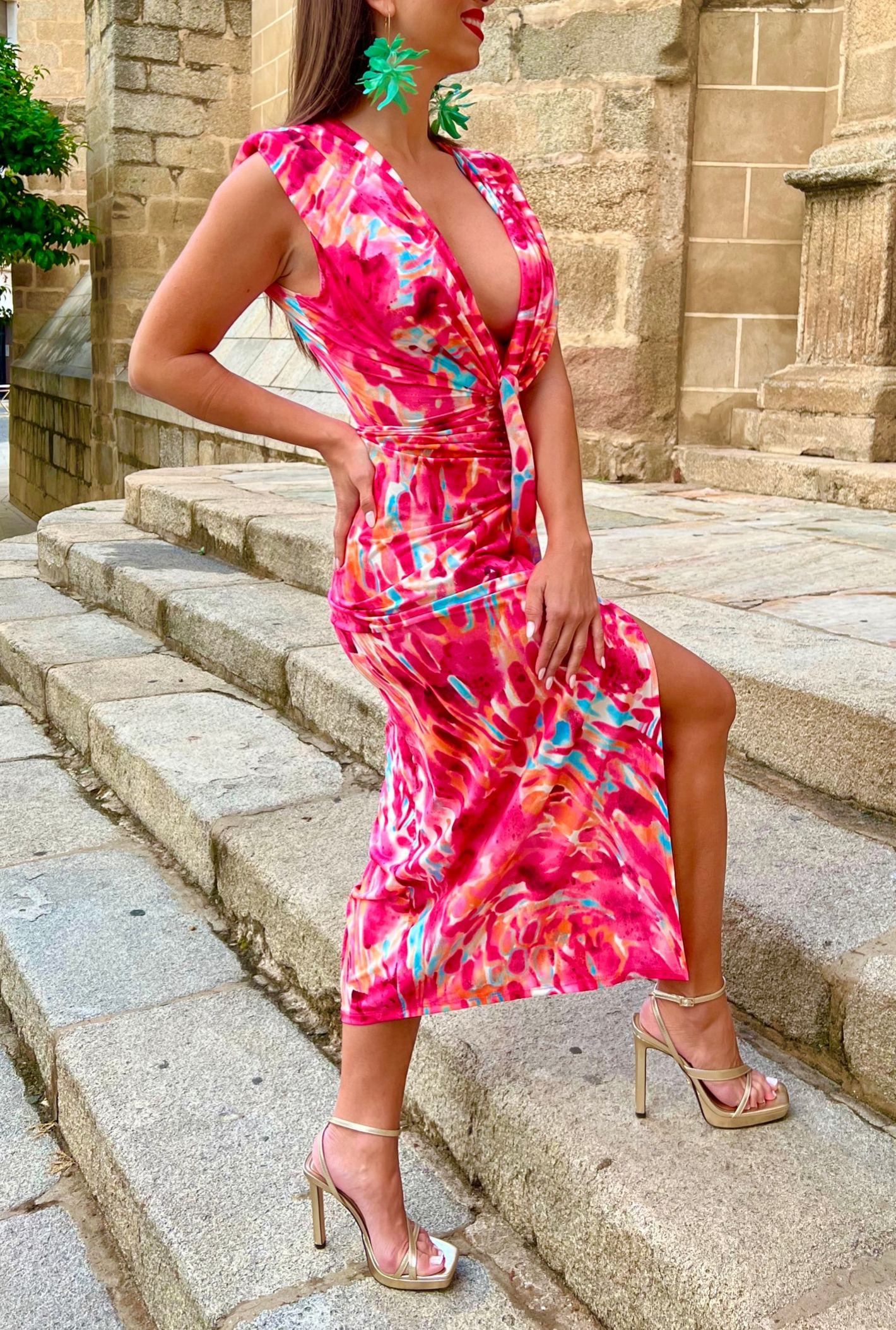 Printed Anitta Dress