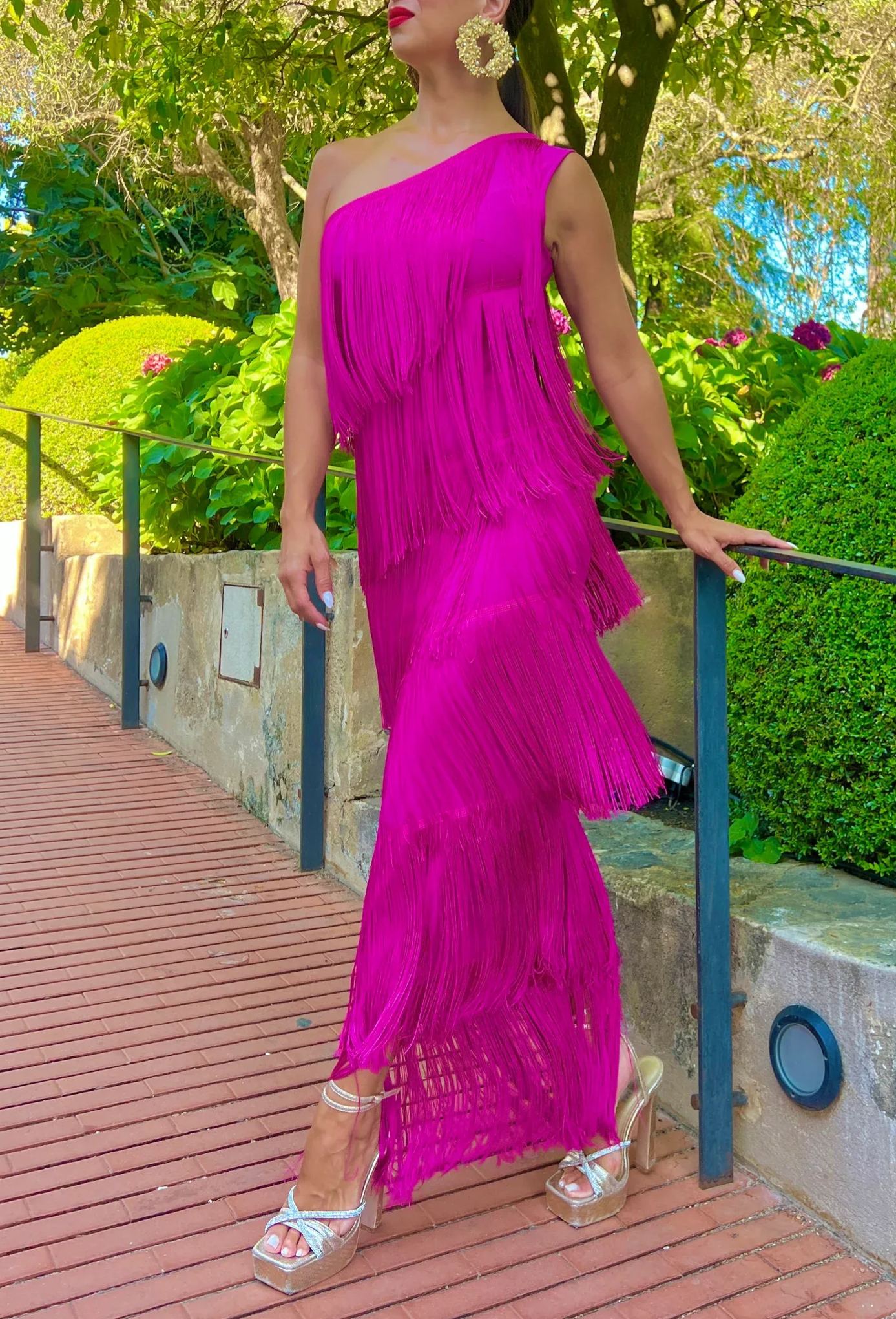 Alhambra Fuchsia Dress
