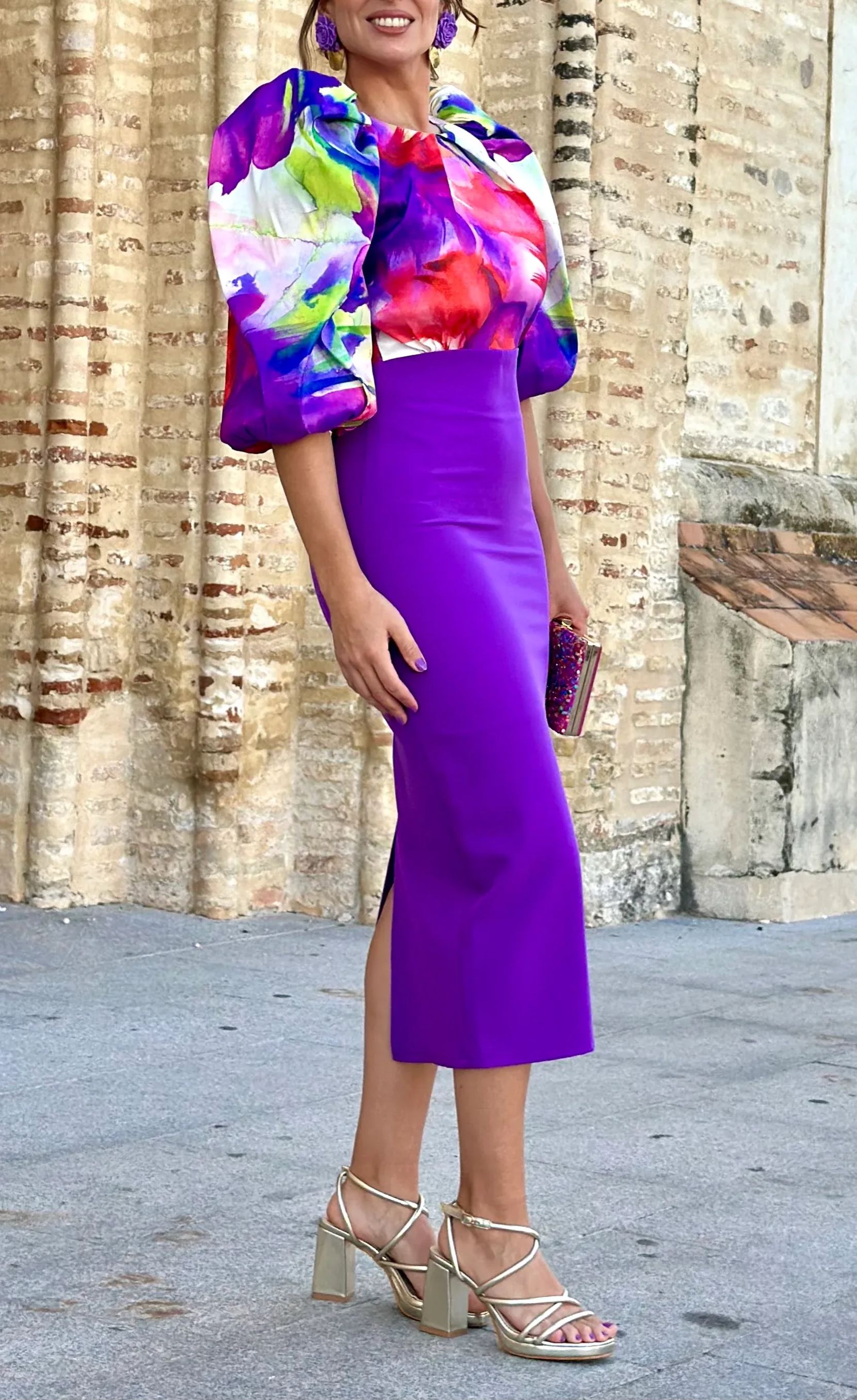 Purple Setenil Dress