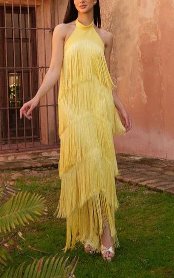 Yellow Kare Dress