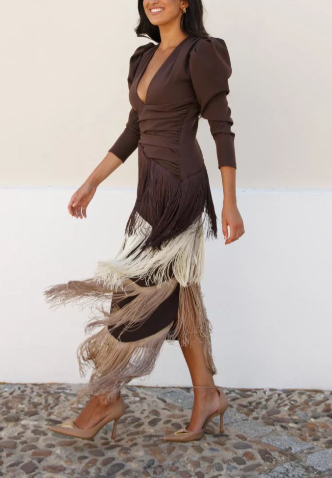 Manuela Fringed Dress