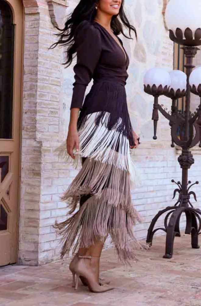 Manuela Fringed Dress