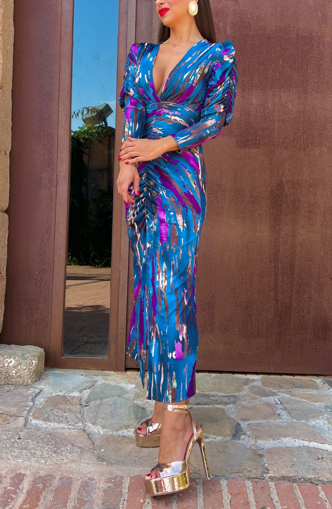 Sandalwood Petroleum Dress