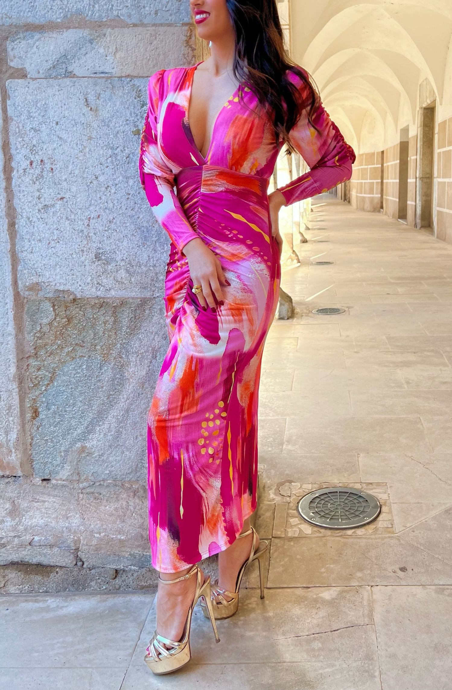 Sandalwood Petroleum Dress