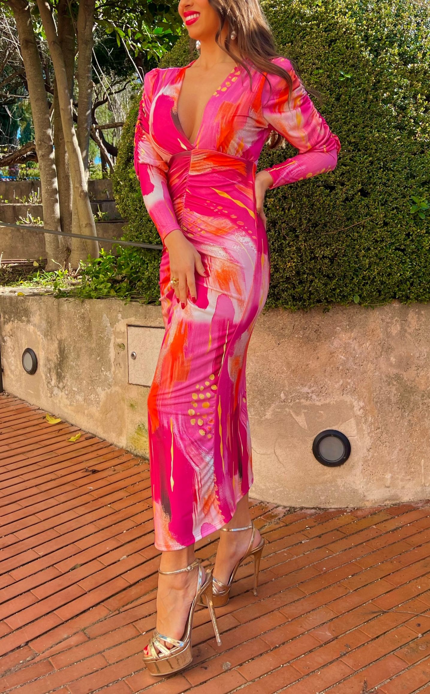 Sandalwood Petroleum Dress