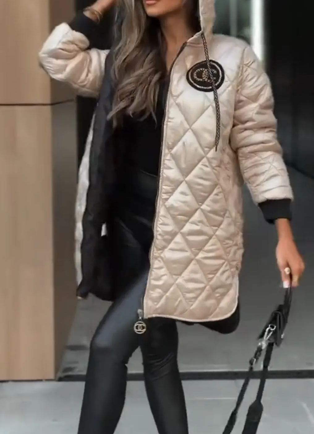 [Copy]Black Hooded Puffer Jacket