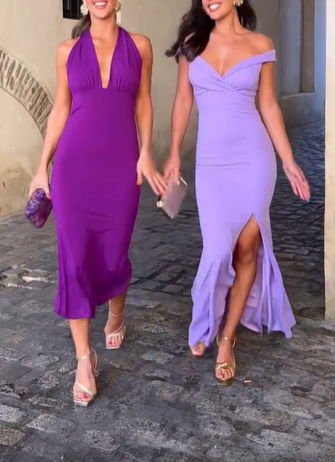 Halter Neck Bodycon Midi Dress