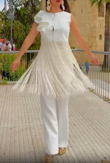 Fringe Top & Pants Set