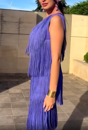 Purple Caribbean Dress