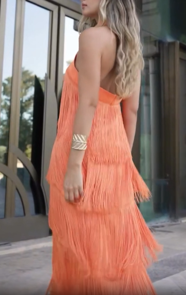 Orange Kare Dress