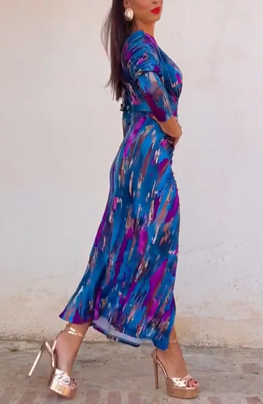 Sandalwood Petroleum Dress