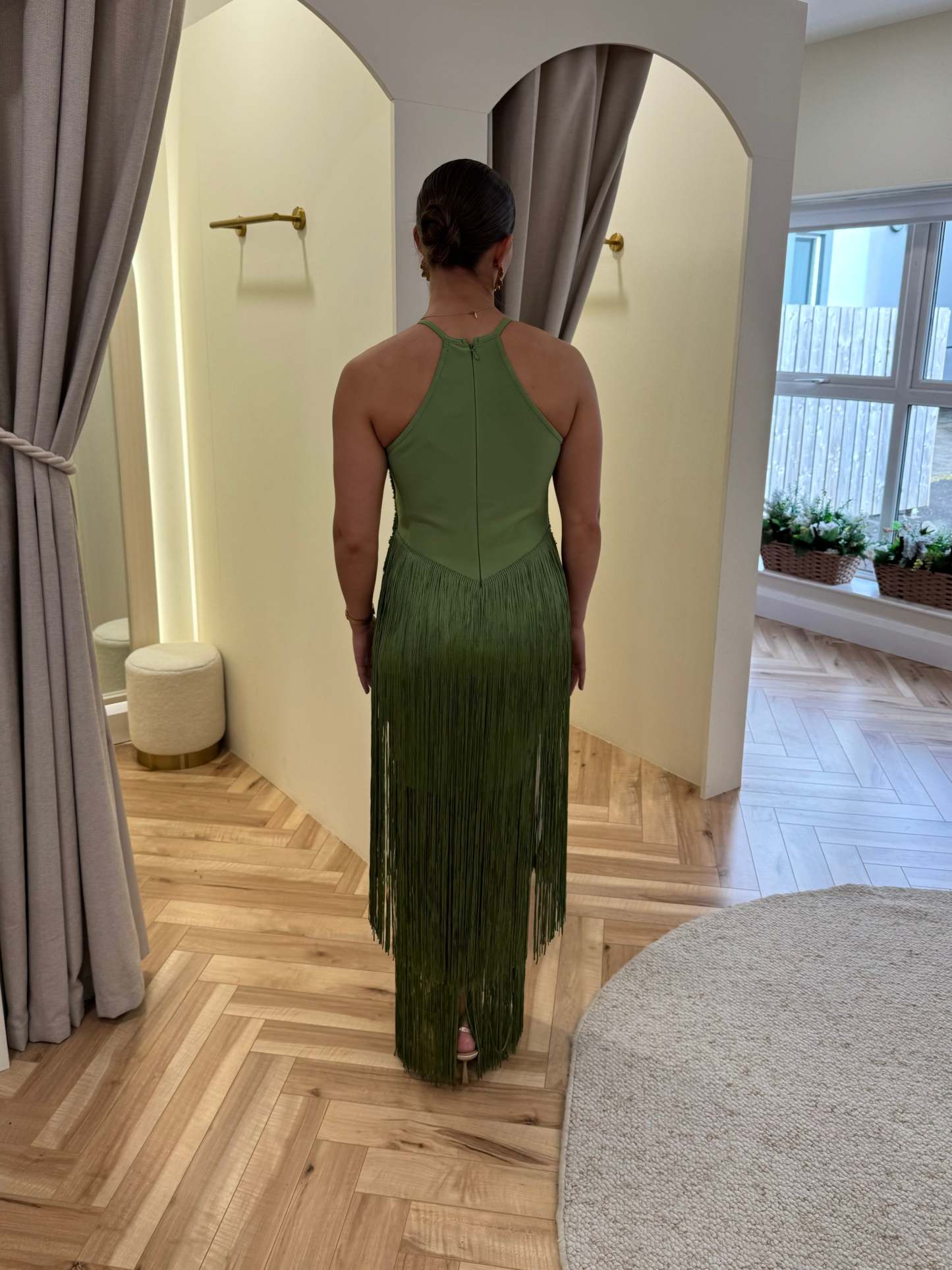 Verona Fringe Bandage Dress