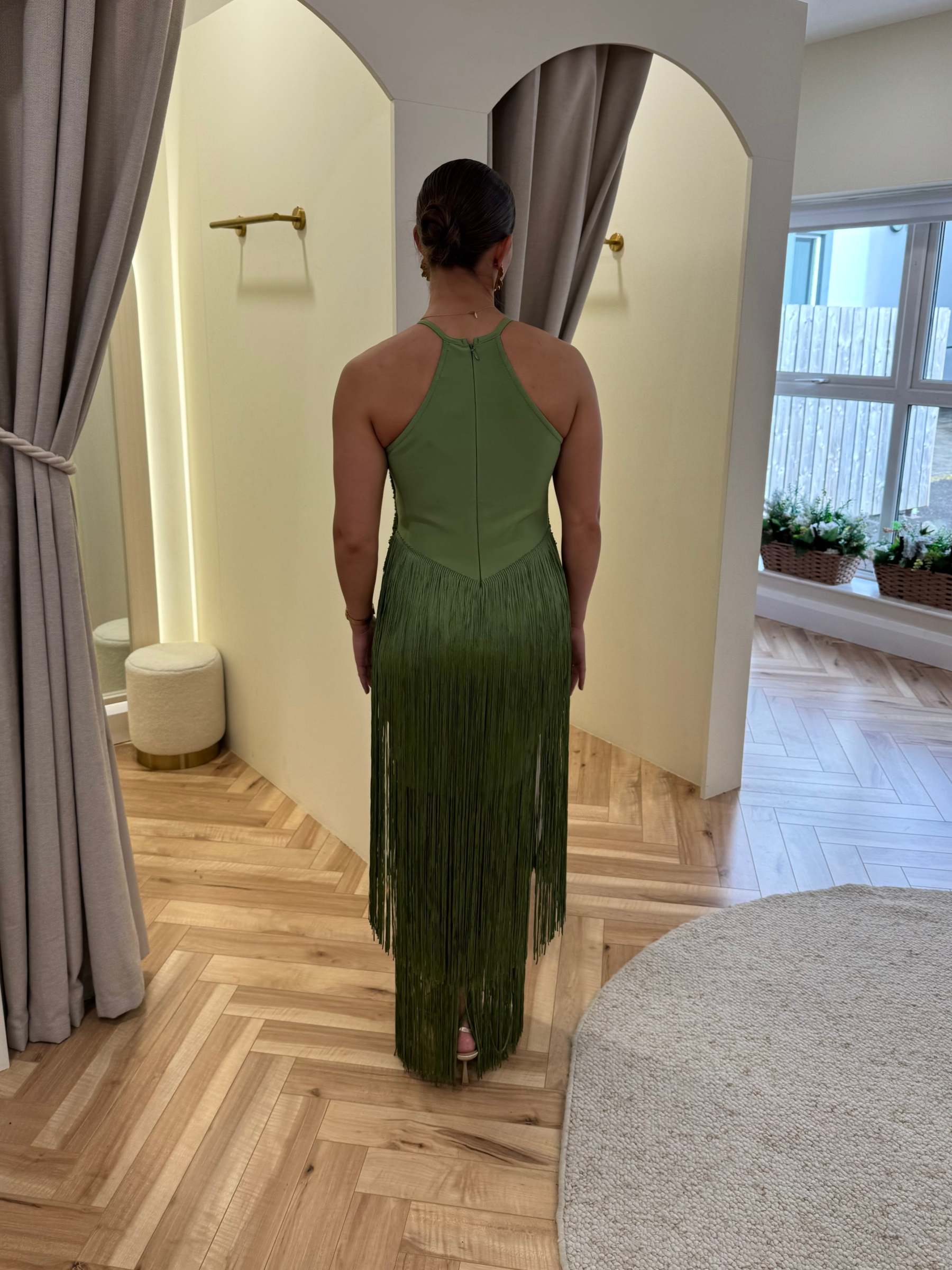 Verona Fringe Bandage Dress