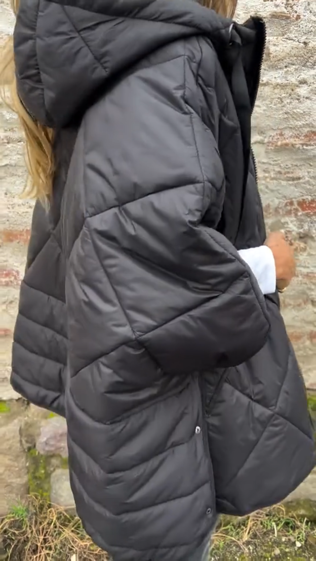 Quilted Hooded Puffer Coat