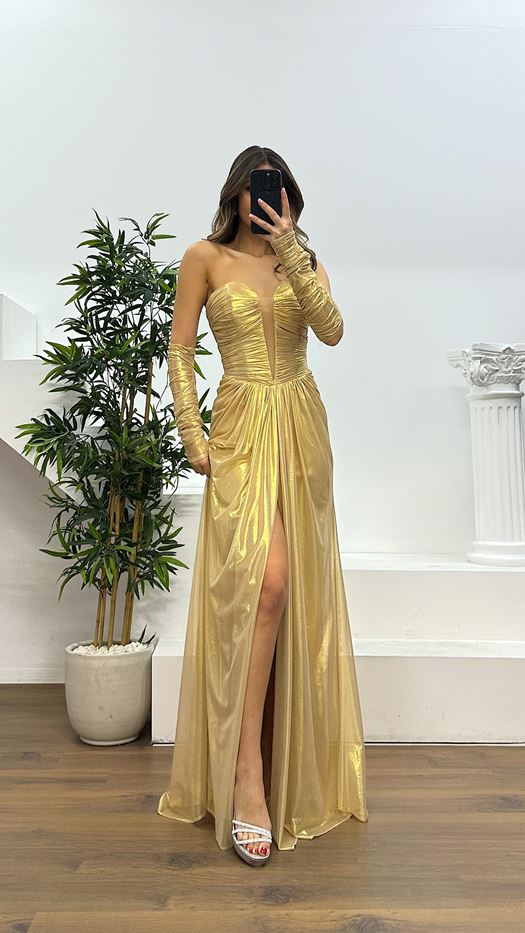 Strapless Evening Dress