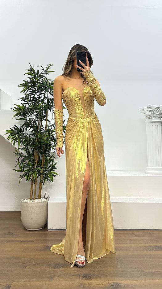 Strapless Evening Dress