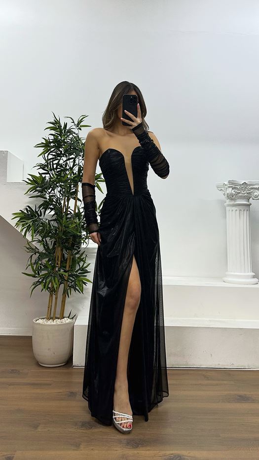 Strapless Evening Dress