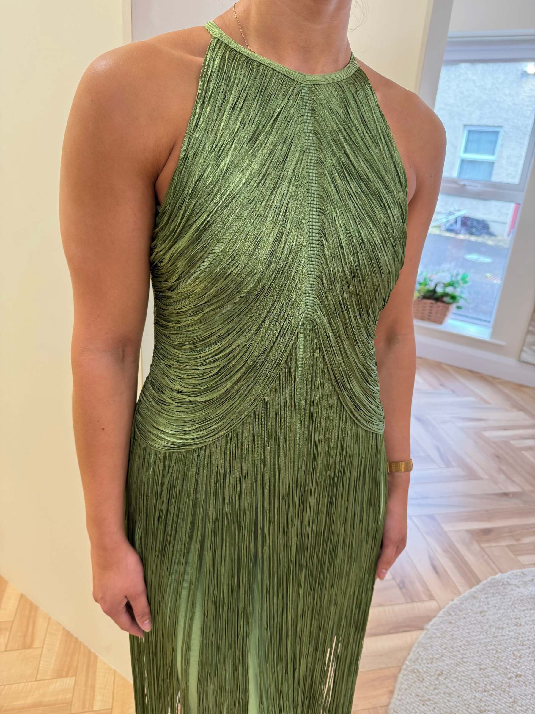 Verona Fringe Bandage Dress