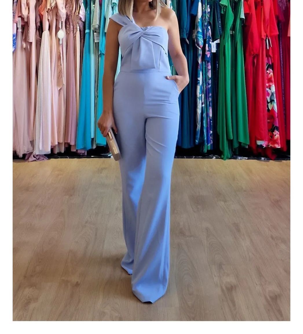 one-shoulder jumpsuit