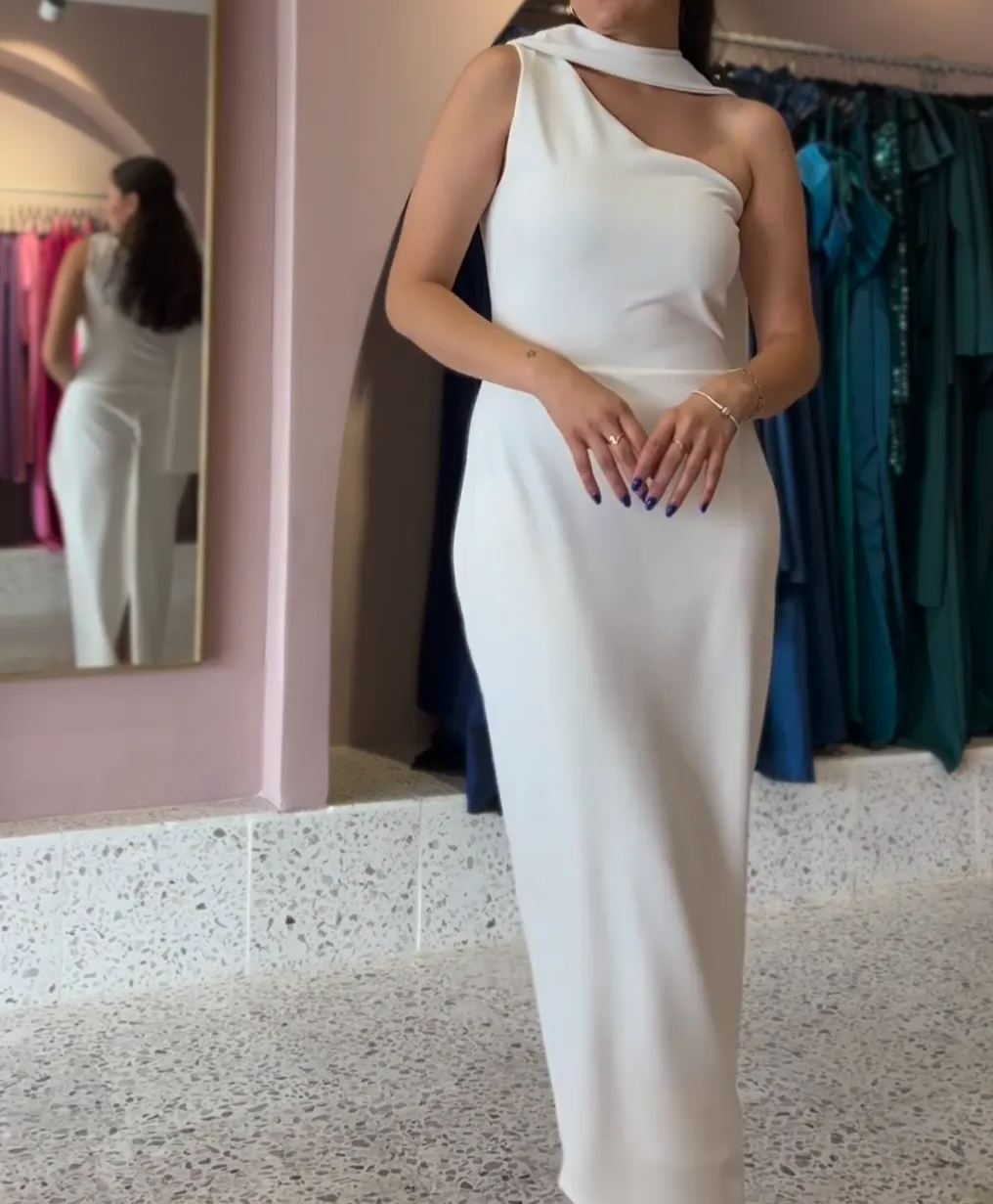[Copy][Copy][Copy]One-Shoulder Floral Maxi Dress