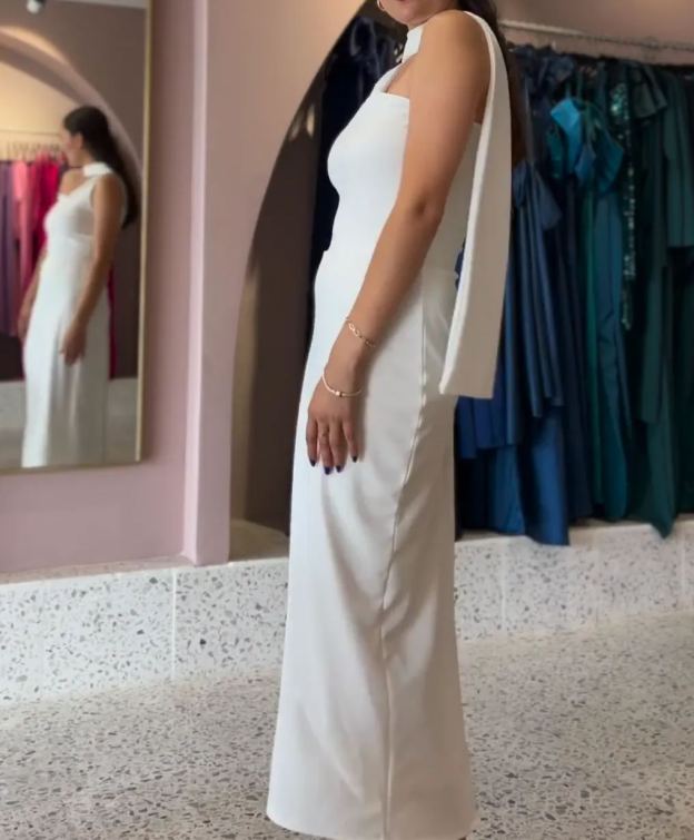[Copy][Copy][Copy]One-Shoulder Floral Maxi Dress