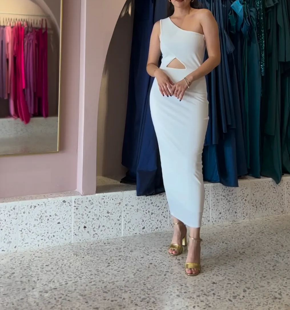 [Copy][Copy][Copy]One-Shoulder Floral Maxi Dress