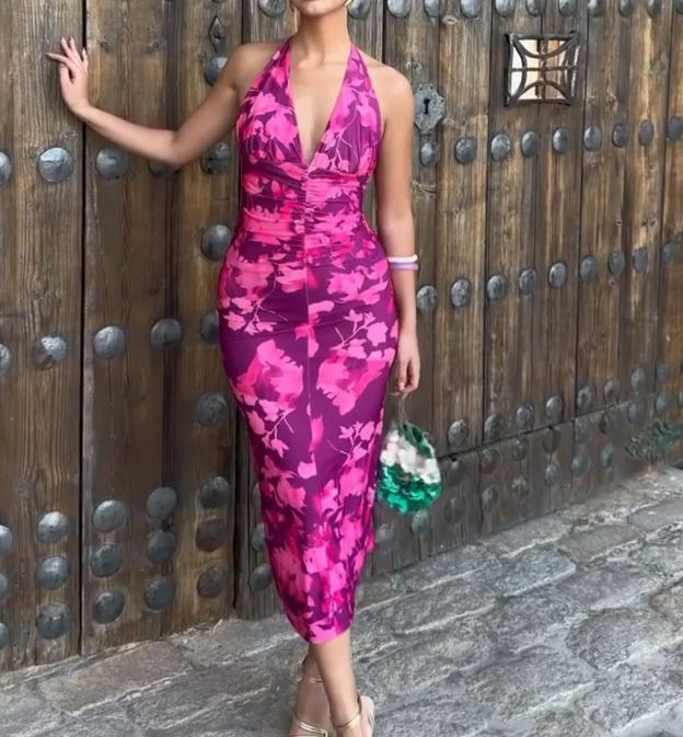 [Copy][Copy][Copy][Copy][Copy][Copy][Copy][Copy]One-Shoulder Floral Maxi Dress