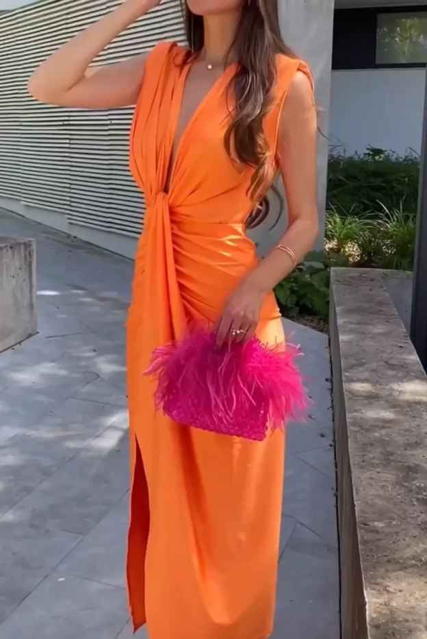 [Copy][Copy][Copy][Copy][Copy][Copy]Gold Embroidered One-Shoulder Midi Dress