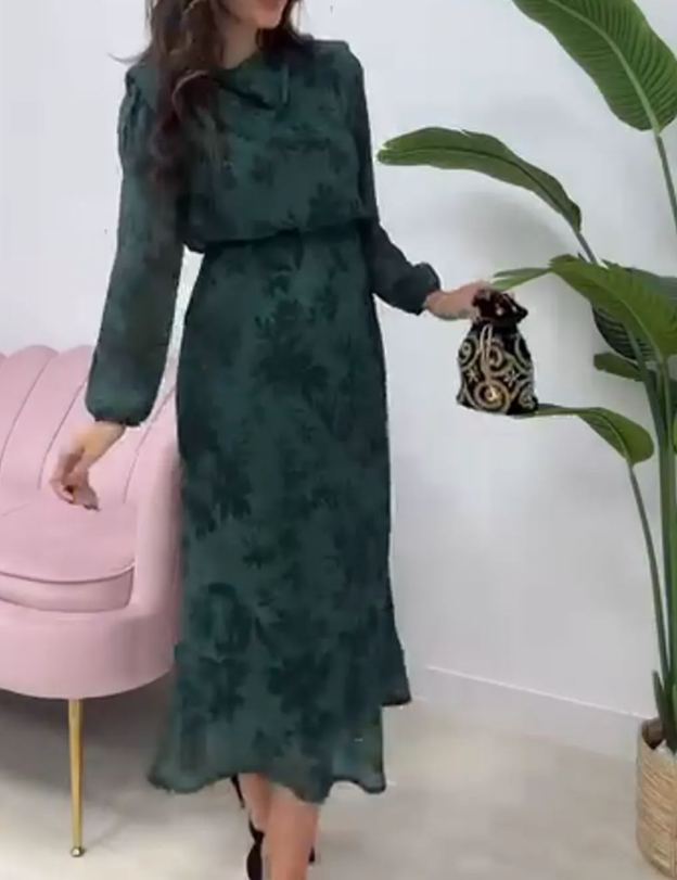 [Copy][Copy][Copy][Copy][Copy][Copy][Copy][Copy][Copy]Gold Embroidered One-Shoulder Midi Dress