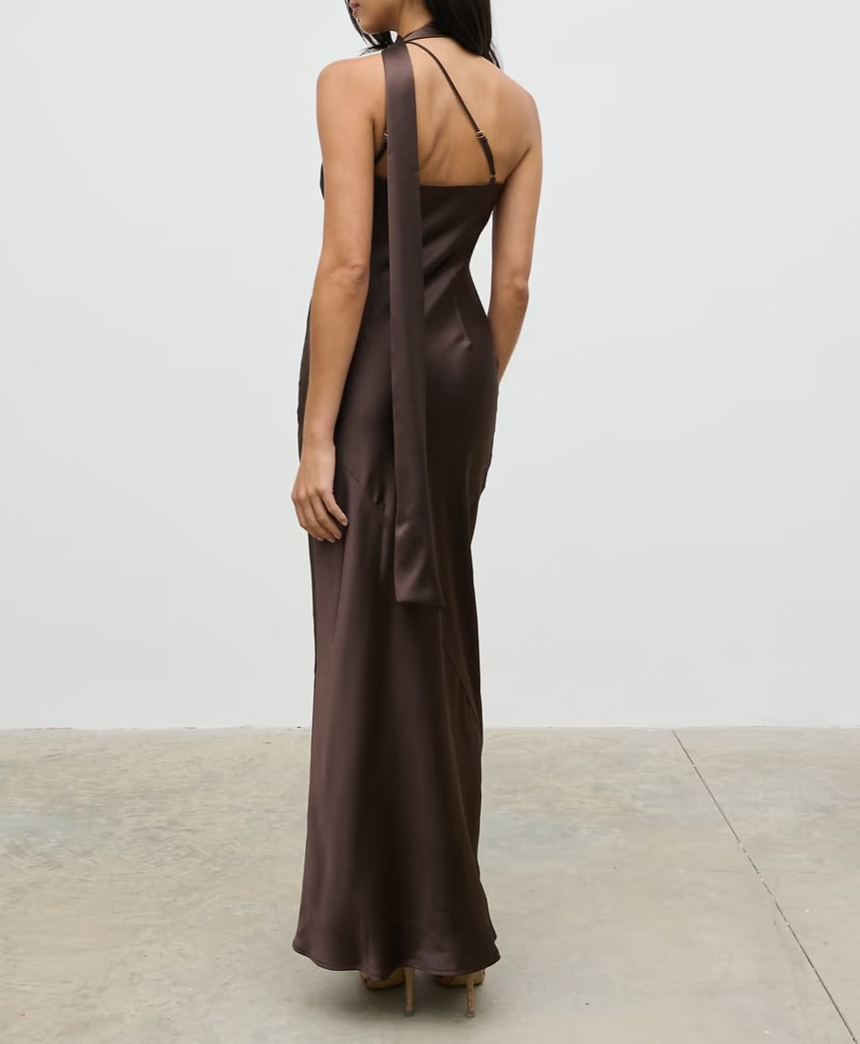 Sheree brown maxi dress
