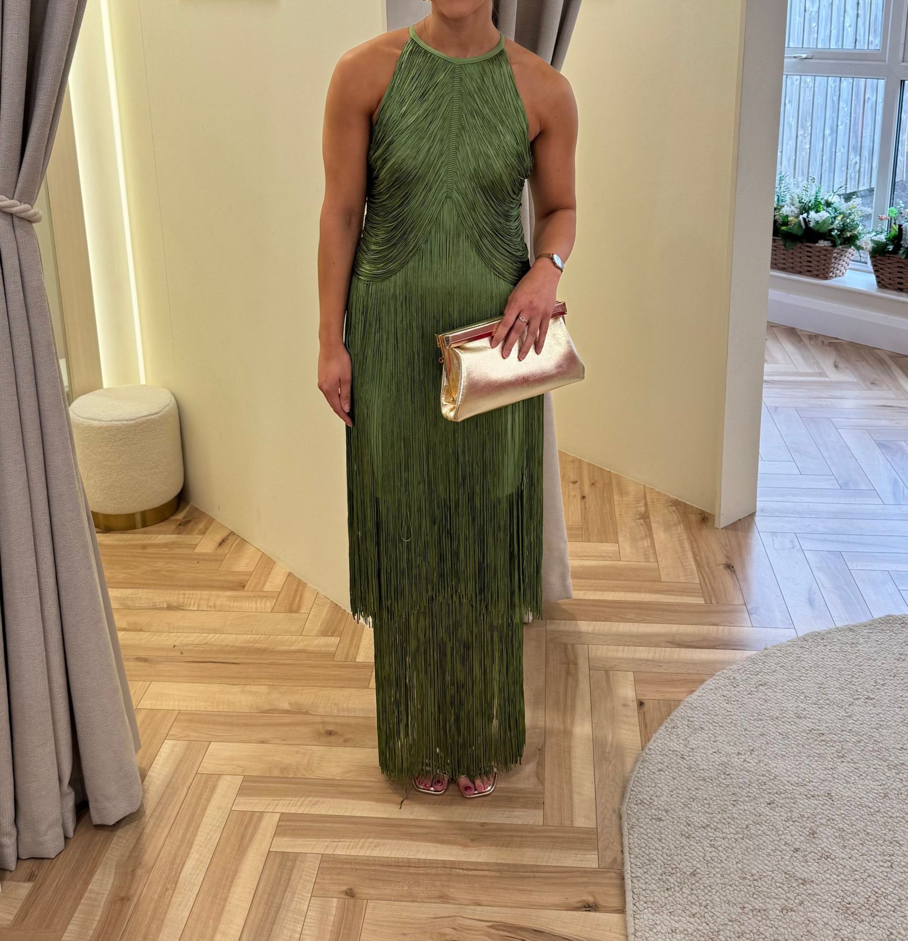 Verona Fringe Bandage Dress