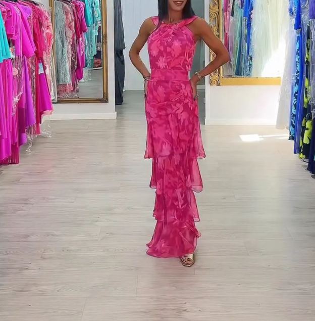 [Copy]Floral Print Wrap Dress