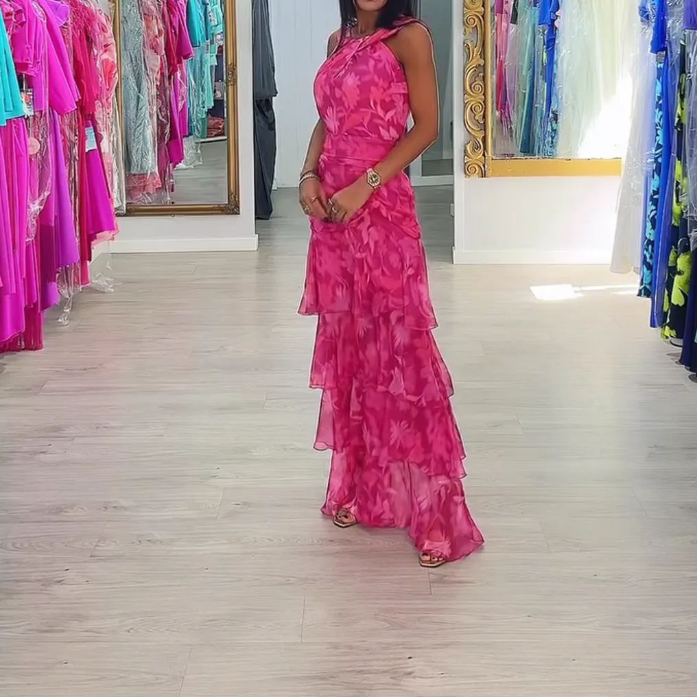 [Copy]Floral Print Wrap Dress