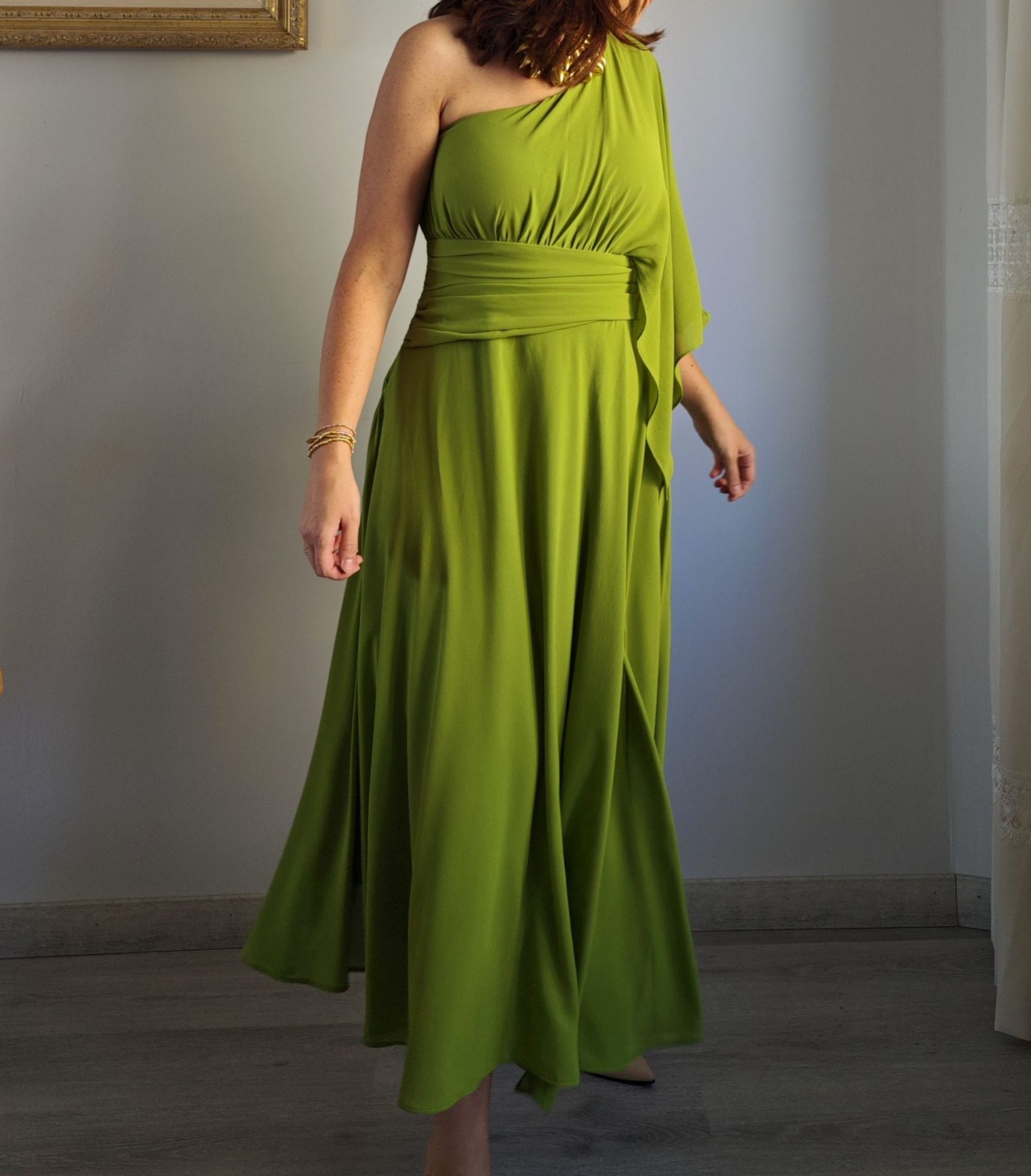 [Copy]Champagne - Hued Fringe and Feather Embellished Mini Dress