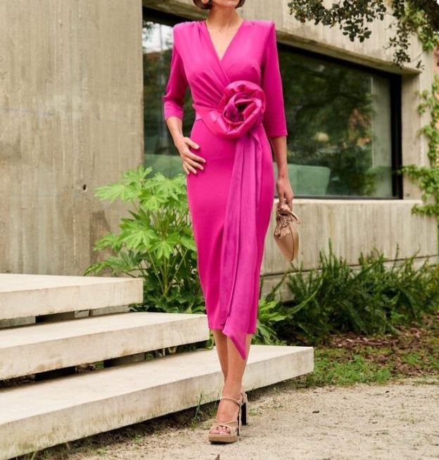 [Copy]Purple Velvet Halter Neck Midi Dress with Side Slit