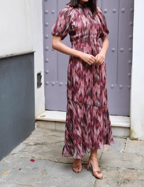 [Copy]Royal Blue Off - Shoulder Sequin Midi Dress