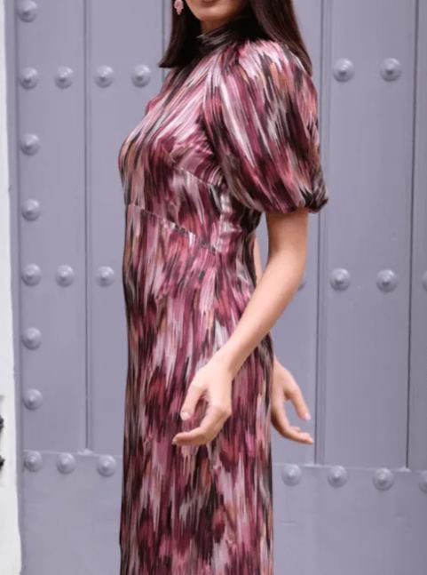 [Copy]Royal Blue Off - Shoulder Sequin Midi Dress
