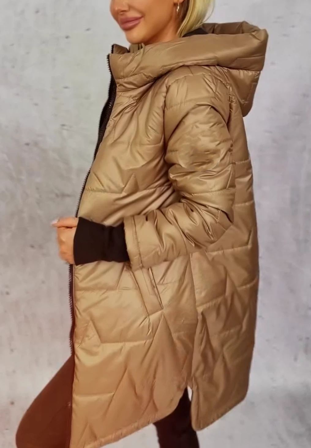 [Copy]Leopard Print Faux Fur Coat with Large Collar