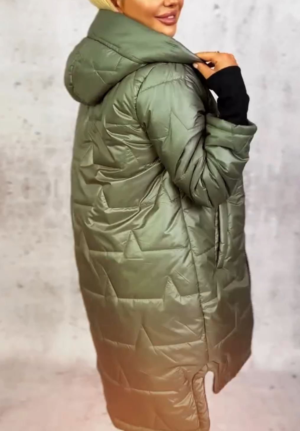 [Copy]Leopard Print Faux Fur Coat with Large Collar