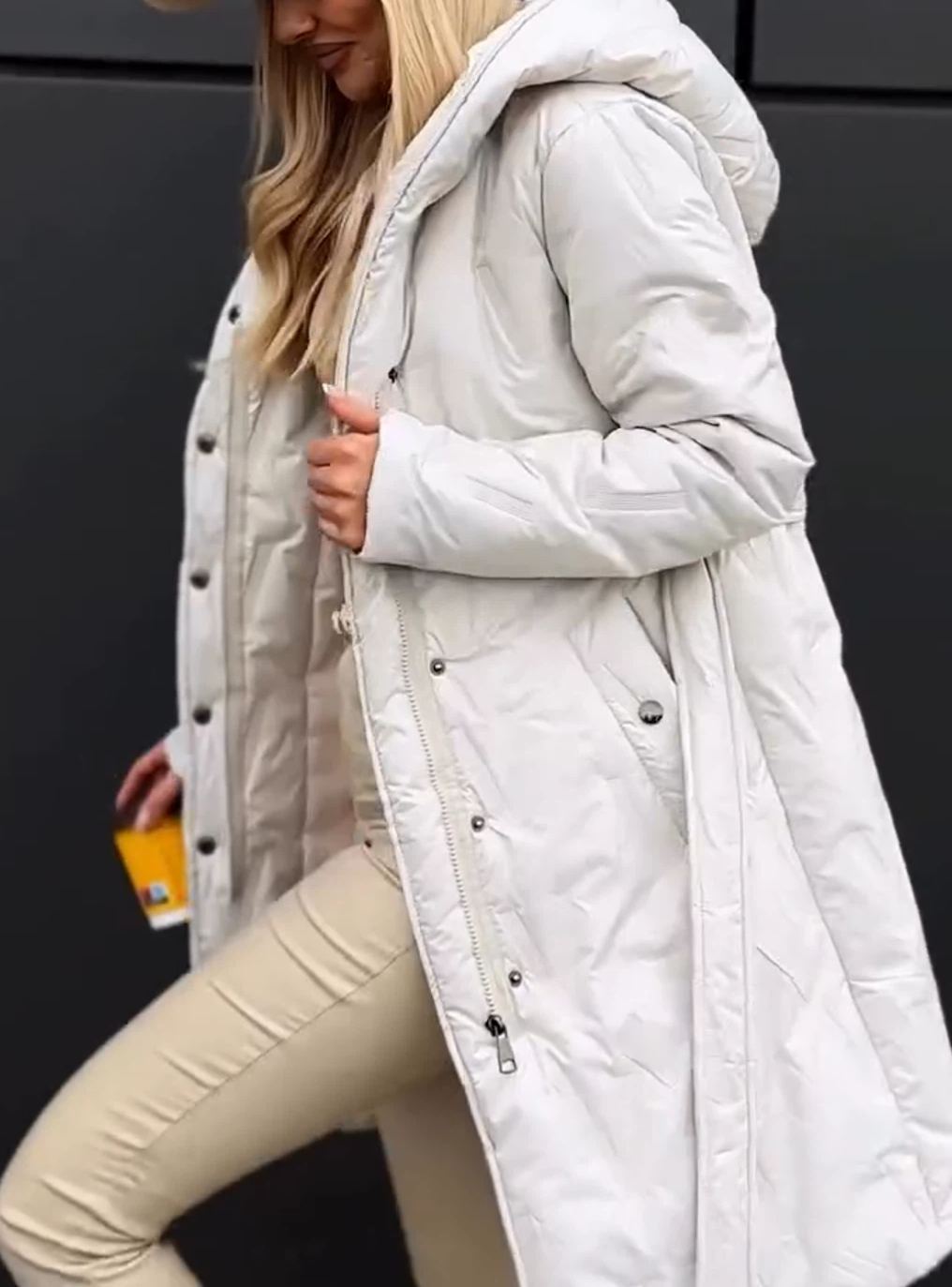 [Copy]Long Hooded Down Jacket