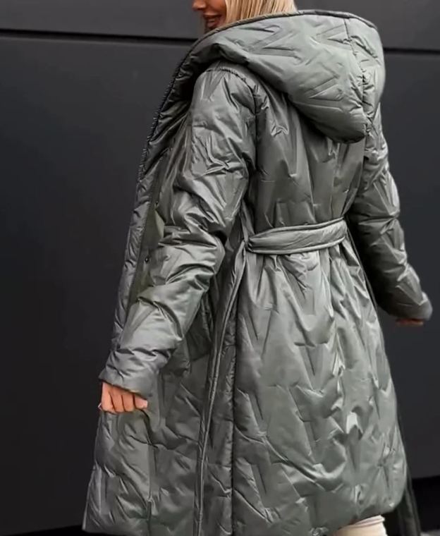 [Copy]Long Hooded Down Jacket