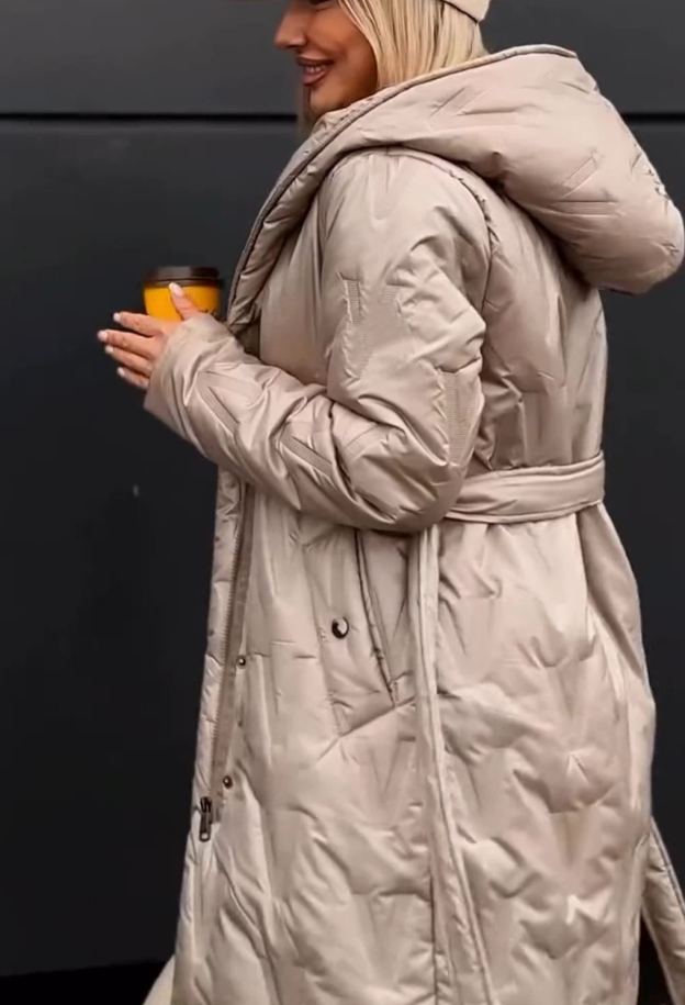 [Copy]Long Hooded Down Jacket