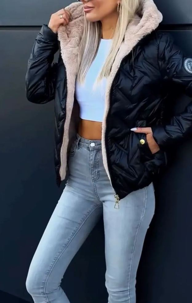 [Copy]Sage Green Quilted Puffer Vest with Hood