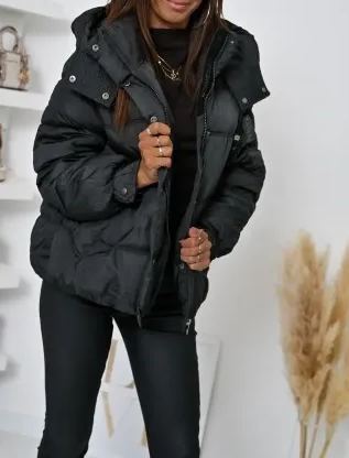 [Copy]Taupe Long Puffer Coat with Faux Fur Hood & Belted Waist